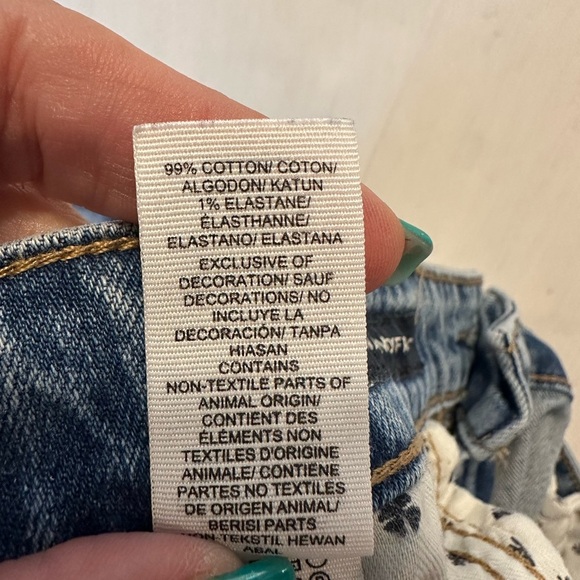 Lucky Brand Sienna Slim Boyfriend Jeans Size 6 / 28 Distressed Mid Rise Stretch - Picture 8 of 10